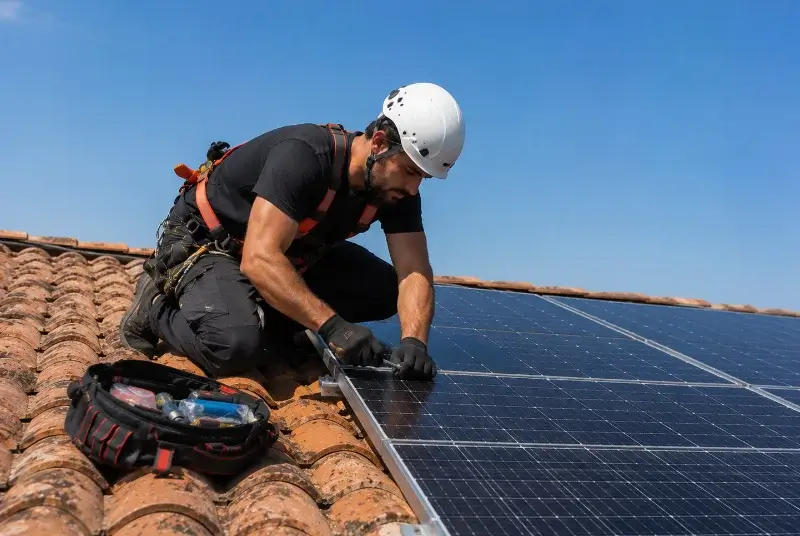 Maintenance et monitoring de panneaux solaires à Nueil-les-Aubiers