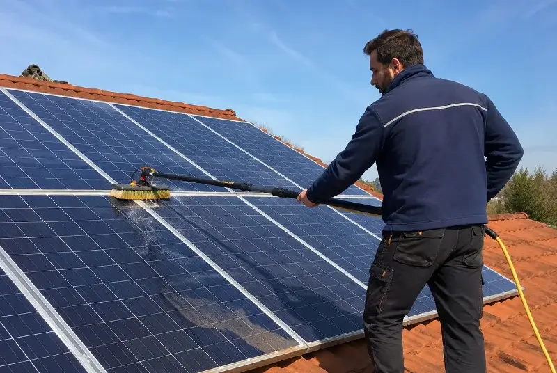 Nettoyage et entretien de panneaux solaires à Nueil-les-Aubiers